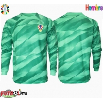 Camiseta Croacia Portero Visitante Equipación Eurocopa 2024 manga larga